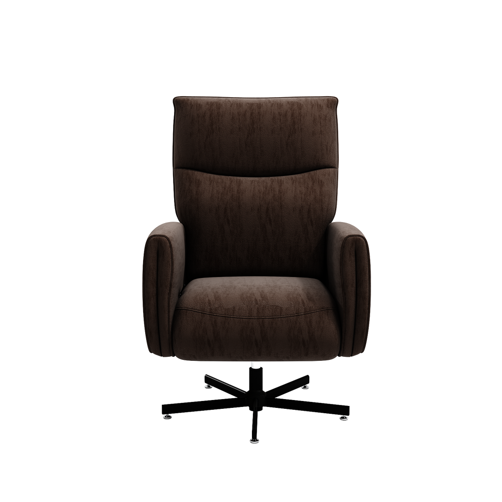 Power Swivel Recliner Chair, Electric Reclining with USB & Type-C Charging, 360° Swivel Velvet Upholstered Accent Chair, for 