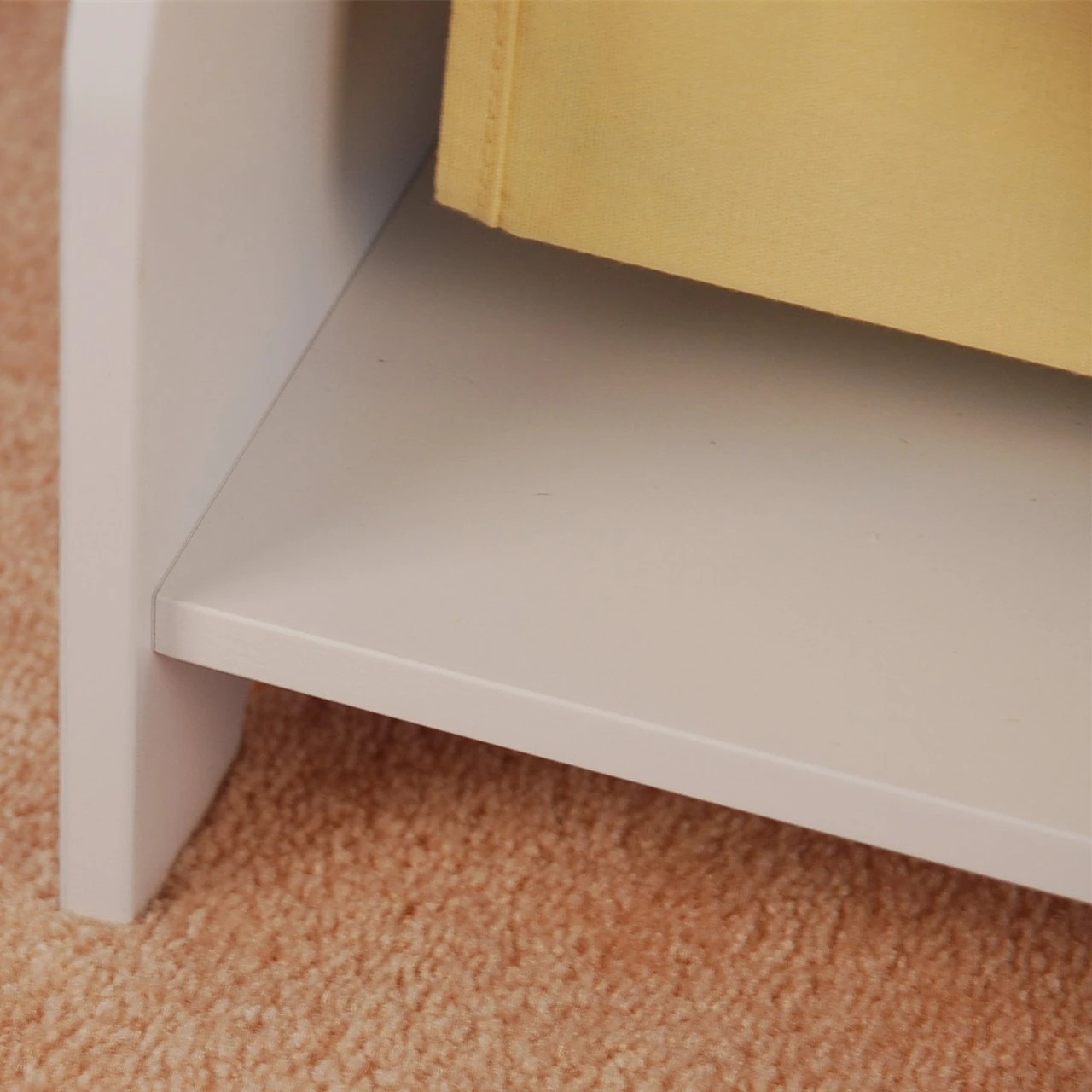 Kids Funnel Charlie White Kids Wooden Canvas Sling Magazine Bookcase - Grand Goldman