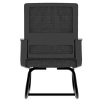 Minimalist Modern Office Chair with Metal Frame, Soft Cushion, Mesh Backrest, Black, for Home & Office Use - Grand Goldman