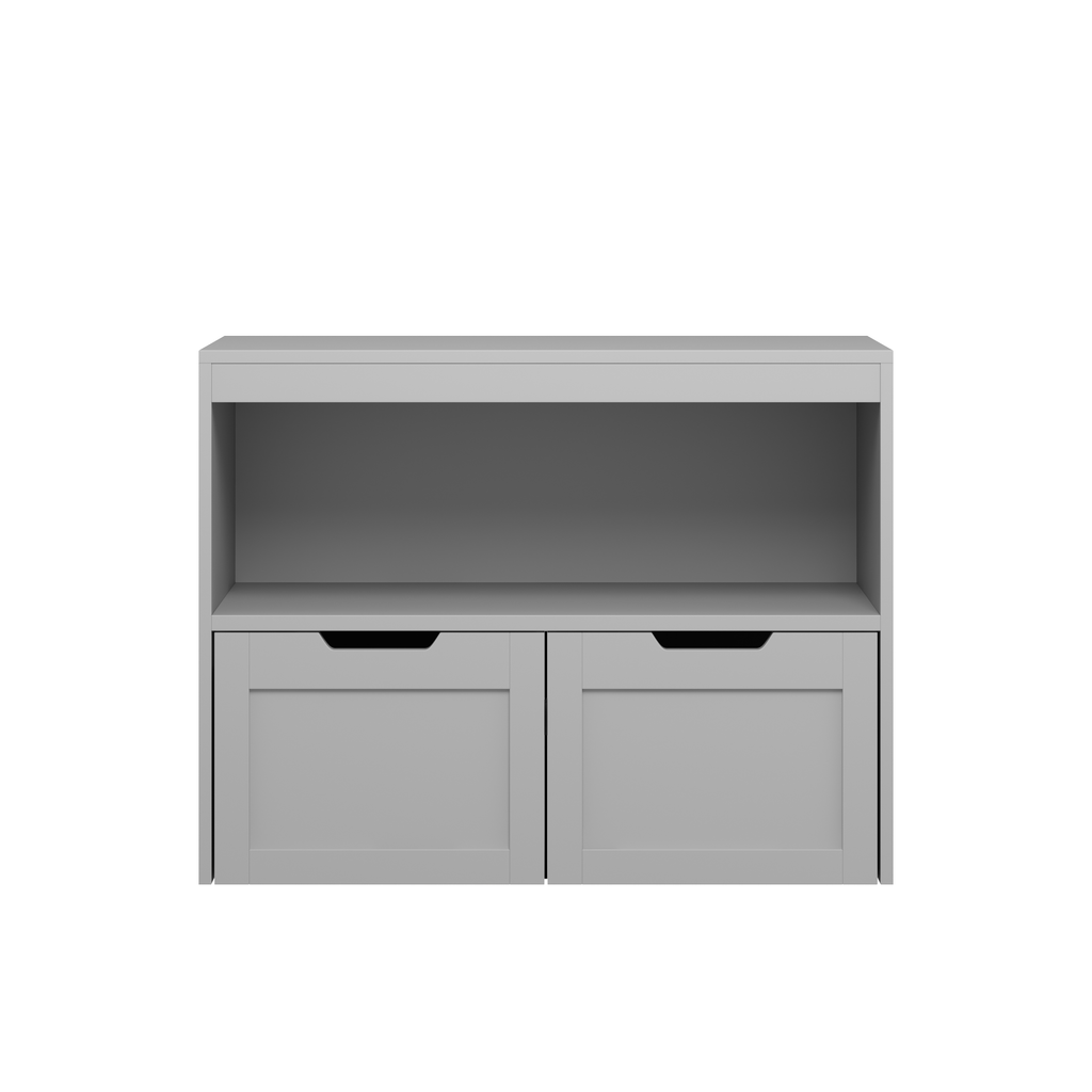 Book Organizer, toy Storage Cabinet Organizer, Gray - Grand Goldman