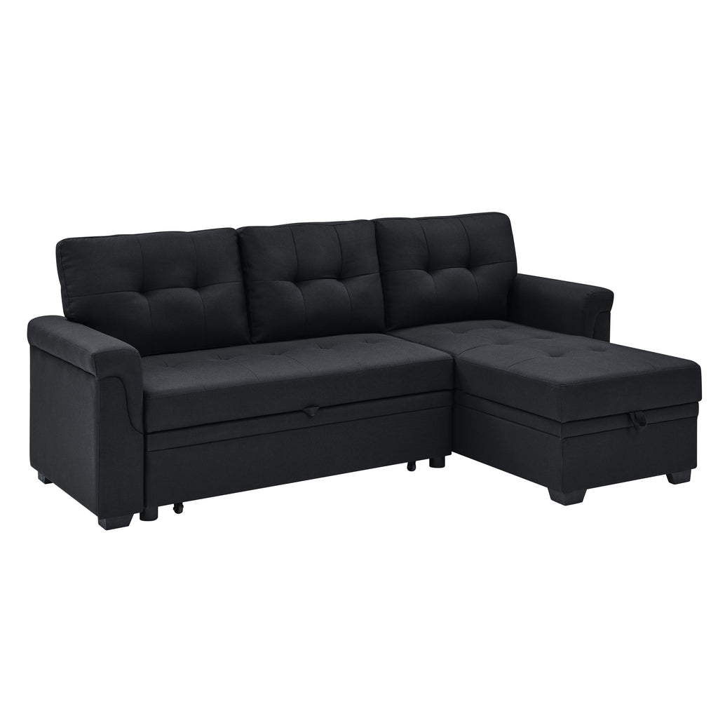 86'' Upholstered Pull-Out Sofa Bed - Grand Goldman Shop