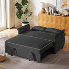 Black Velvet Sleeper Sofa Bed - Grand Goldman Shop
