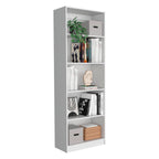 Dupree 3 Piece Home Bookcase set, 67' Wide with 14 Shelves ,  Living Room Set Set  White - Grand Goldman