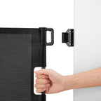 Retractable Baby Gate, Extends to 72.8 inch Wide, 31.3 inch Tall, with Security Lock, Easy to Use, Walk Through Without Tripp