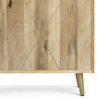 Jager - Bookshelf with Doors - Natural | Premium Home Decor - Grand Goldman