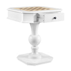 Galini White Finish Game Table - Grand Goldman