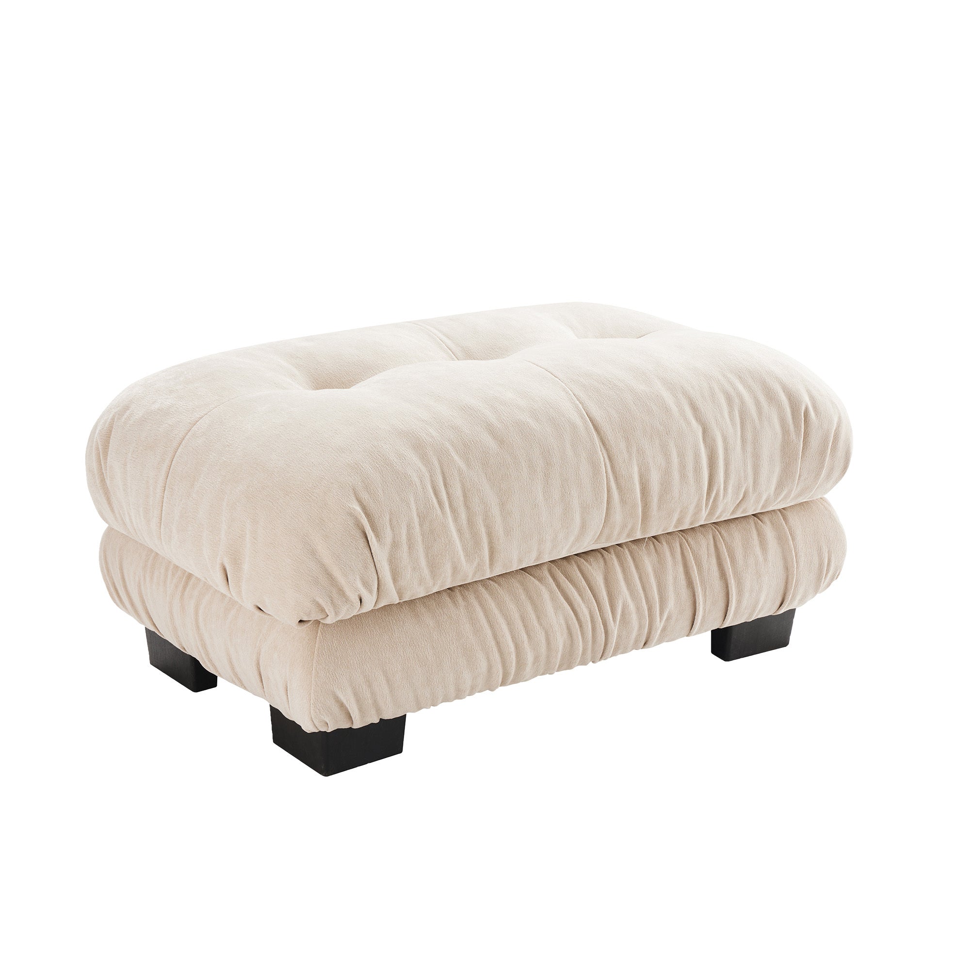 27 Ottoman - Light Coffee - Grand Goldman Shop