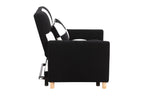 Convertible Sleeper Sofa Chair Bed, Adjustable Chair with Pillow, Multi-Functional Sleeper Chair with Soft Teddy Fabric for Living Room, Dorm, Apartment, Bedroom or Office - Grand Goldman Shop