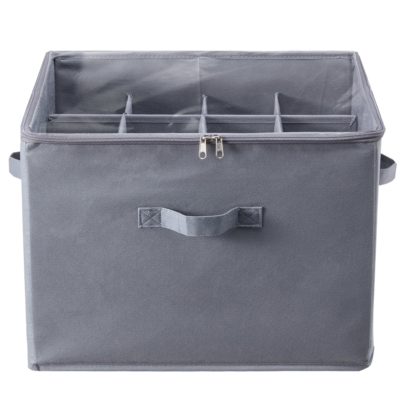 Under Bed Shoe Storage Organizer, 1 Pack, 16 Compartments, Underbed Shoe Box Storage Containers Adjustable Dividers, Sandal Organizer Storage with Clear Window, Breathable, Reinforced Handles - Grand Goldman Shop