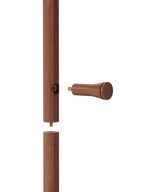 Coat Racks solid wood hanger 15.7* 11.8*71in Solid environmental protection easy to assemble beautiful can be placed in the bedroom/entrance/living room (Walnut) - Grand Goldman Shop
