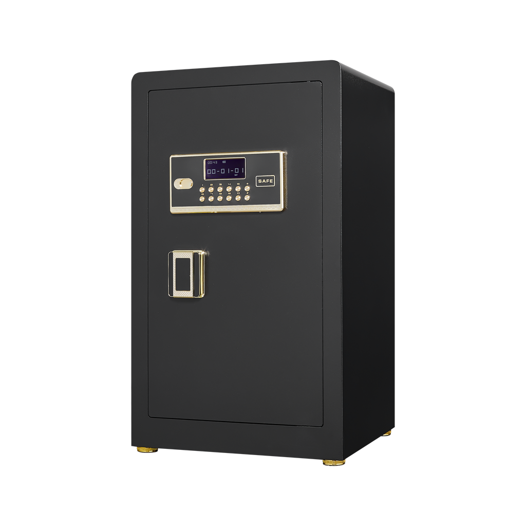Security Electronic Steel Home Safe, Anti-Theft Digital Security Lock Box with Smart Alert System, Removable Shelf, Mute Func