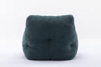 010-Soft Teddy Fabric Tufted Foam Bean Bag Chair With Teddy Fabric Green - Grand Goldman Shop
