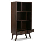 Draper Mid Century Wide Bookcase and Storage Unit - Grand Goldman