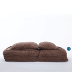 [VIDEO provided] Human Dog Bed ,Lazy Sofa Couch ,5 Adjustable Position,sit,sleep,fold,suit to put in bedroom, living room ,Space Saving Design,Brown - Grand Goldman Shop