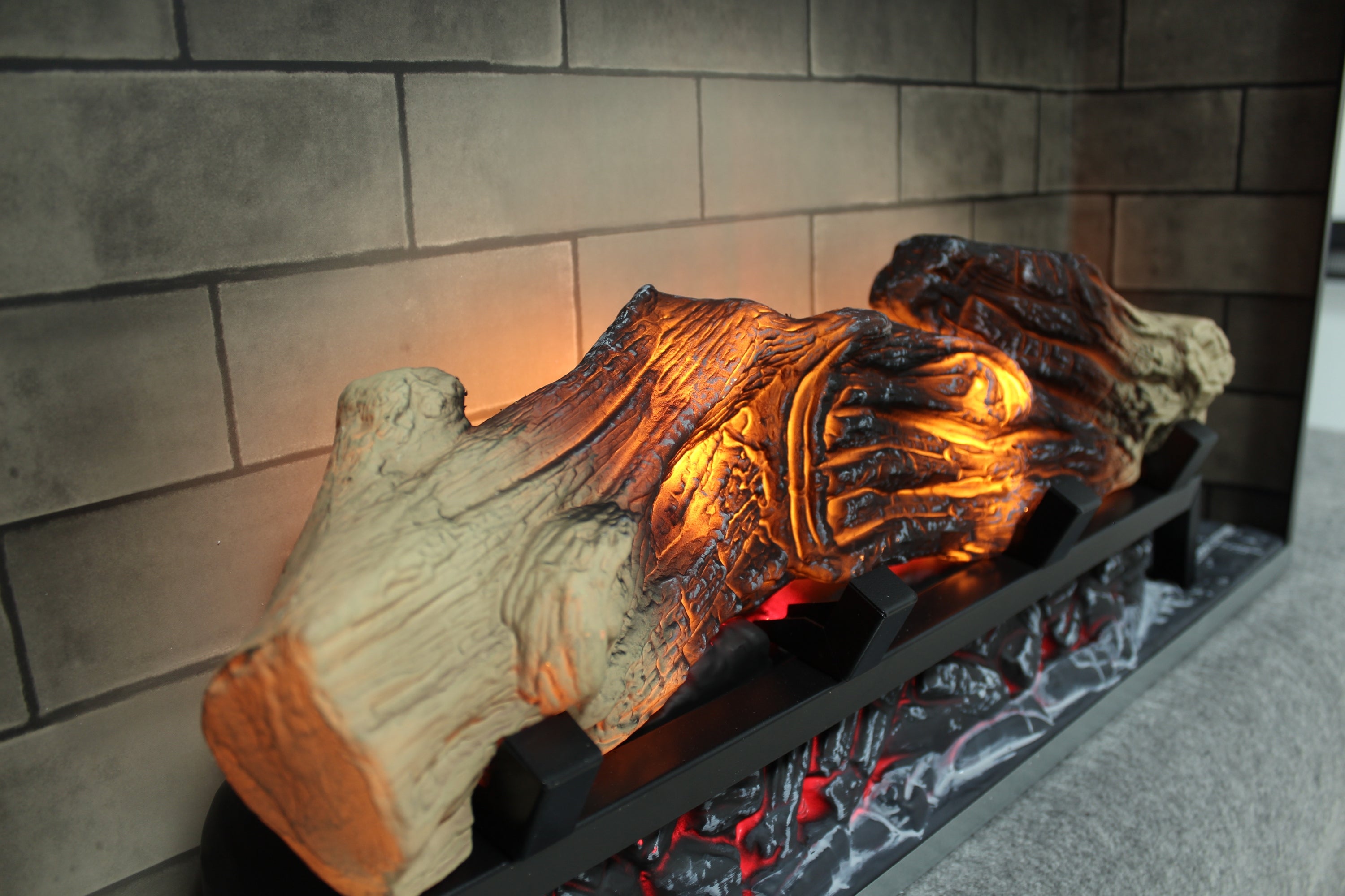 28 inch  Electric Fireplace Insert, multicolored flames - Grand Goldman Shop