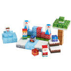 Magnetic Blocks 150 PCS Glacier Castle Set STEM Montessori Sensory Toys | Premium Home Decor - Grand Goldman