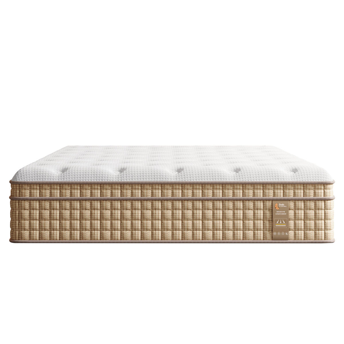 14' Queen Hybrid Mattress with Innersprings & Gel Memory Foam - Grand Goldman Shop