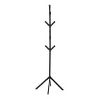 Contemporary Black Metal Coat Rack with 8 Hooks, Free Standing Entryway Storage, 70'H, Modern Hall Tree for Bedroom or Office - Grand Goldman Shop
