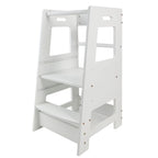 ECOMEX Toddler Standing Tower for Kitchen, Step Stool for Kid's Adjustable Height Learning Stool, Removable Anti-Drop Safety 