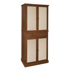 4 Door Cabinet with 1 Drawer, with 4 Adjustable Inner Shelves, Storage Cabinet - Grand Goldman Shop