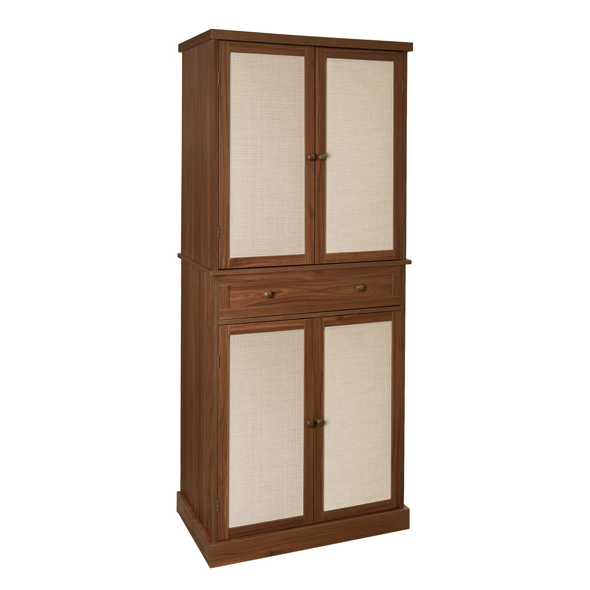 4 Door Cabinet with 1 Drawer, with 4 Adjustable Inner Shelves, Storage Cabinet - Grand Goldman Shop