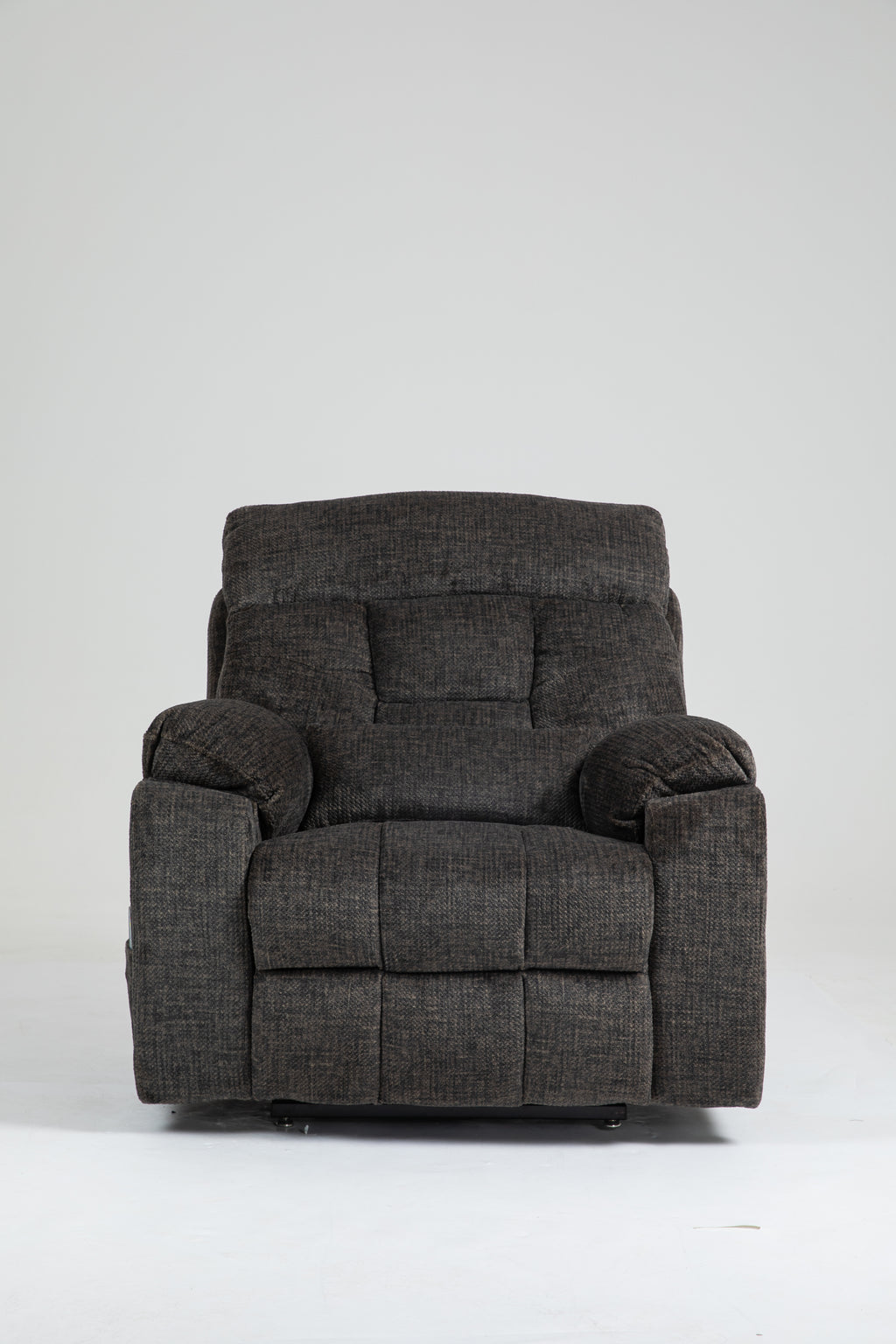 Old age electric lift chair, flat high density foam electric sofa, with heating and massage functions, can tilt to 180 degrees, 2 pocket cup holders, 2 remote controls, 4 OKIN motors - Grand Goldman Shop
