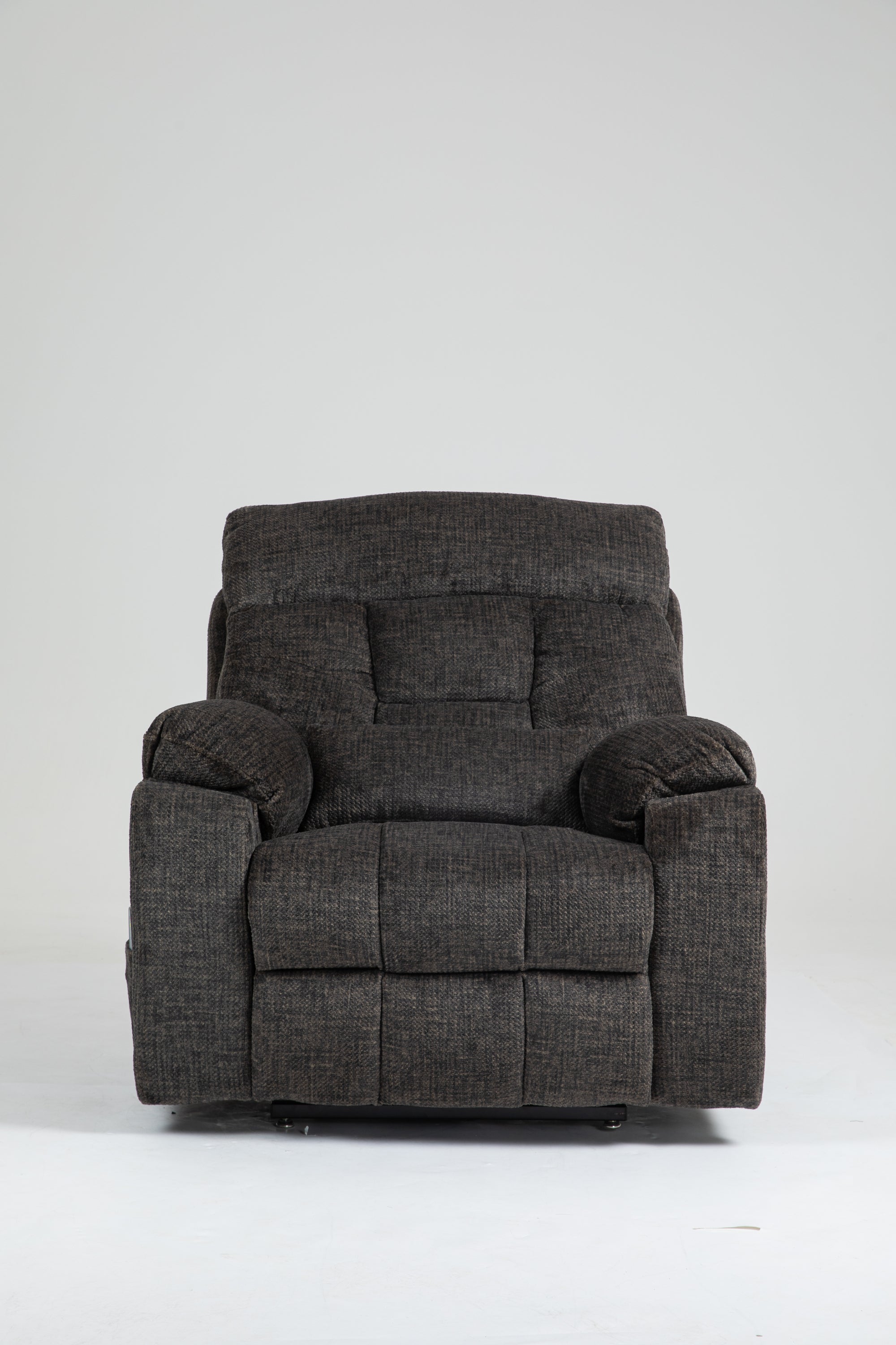 Old age electric lift chair, flat high density foam electric sofa, with heating and massage functions, can tilt to 180 degrees, 2 pocket cup holders, 2 remote controls, 4 OKIN motors - Grand Goldman Shop
