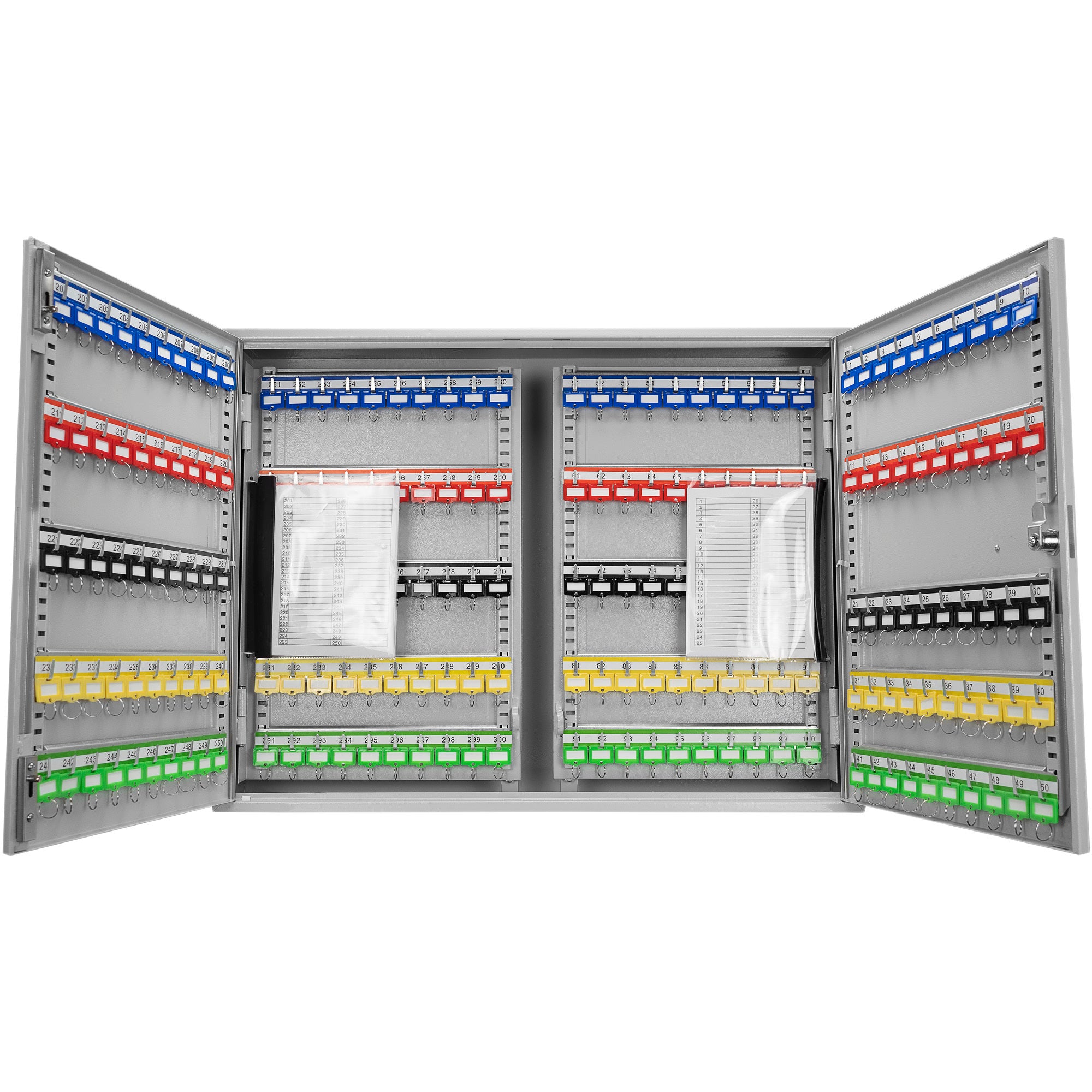 Adjustable Key Cabinet with Digital Lock Grey Steel 400 Keys Capacity - Shop Quality Furniture at Grand Goldman
