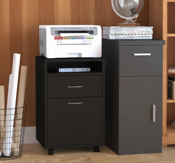 Mobile Storage Cabinet Organizer | Premium Home Decor - Grand Goldman