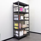 Storage Shelves 5 Tier Heavy Duty Metal Shelving Unit Adjustable Shelving Units and Storage Rack Kitchen Garage Shelf H72 * W35.4 * D15.7 - Grand Goldman Shop