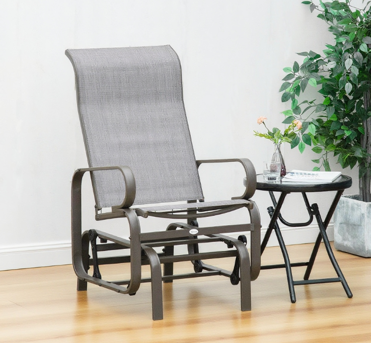 Gliding Chair Gliding Lounger Chair, Single Rocker - Grand Goldman Shop