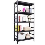 Storage Shelves 5 Tier Heavy Duty Metal Shelving Unit Adjustable Shelving Units and Storage Rack Kitchen Garage Shelf H72 * W35.4 * D15.7 - Grand Goldman Shop