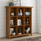 Acadian - 9 Cube Bookcase and Storage Unit - Light Golden Brown | Premium Home Decor - Grand Goldman
