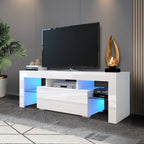 Entertainment TV Stand, Large TV Stand TV Base Stand with LED Light TV Cabinet. - Grand Goldman Shop