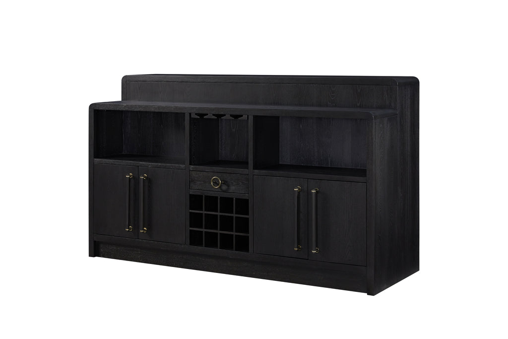 Elm Veneer Bar - Pepercorn Finish - Grand Goldman Shop