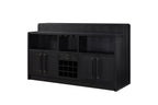 Elm Veneer Bar - Pepercorn Finish - Grand Goldman Shop