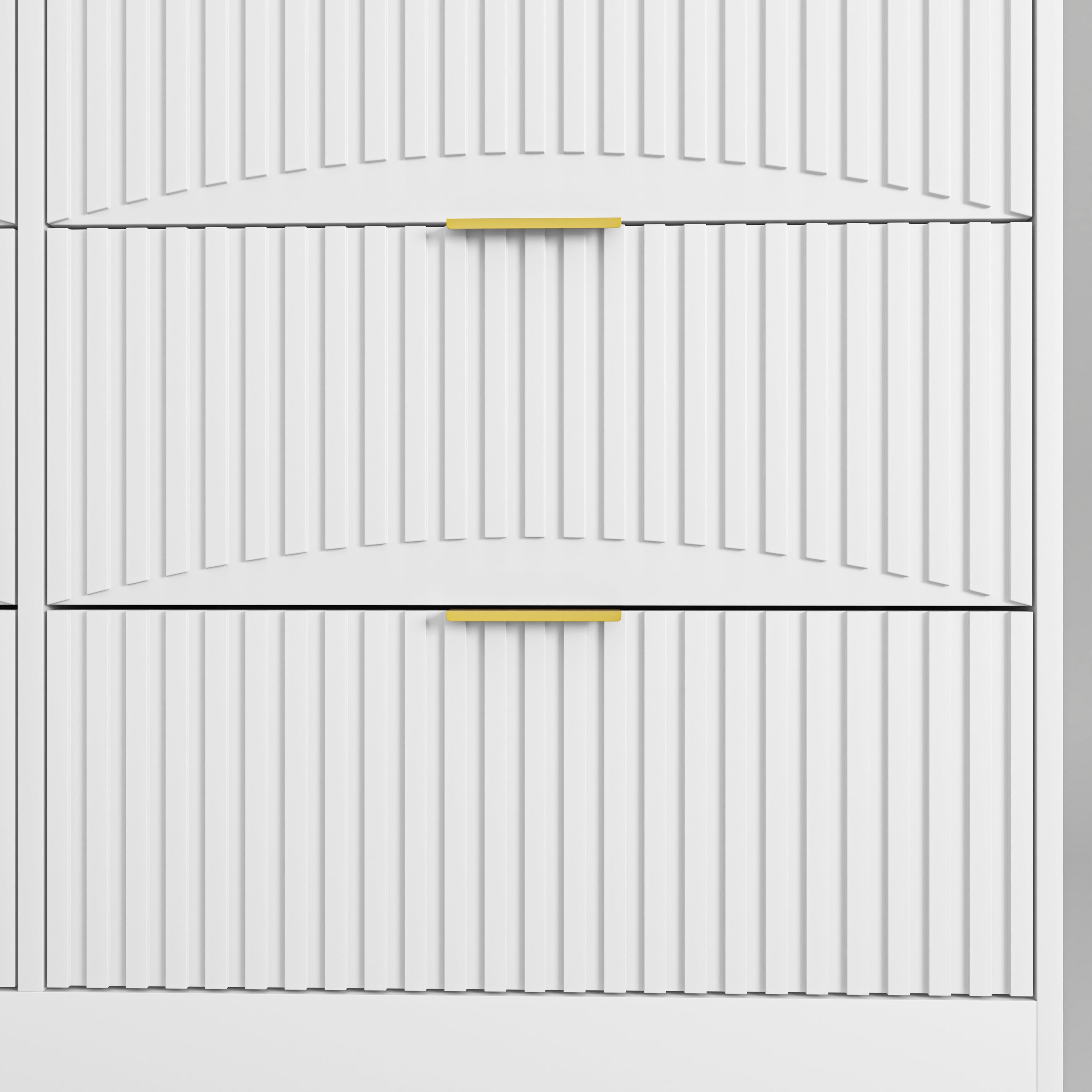 Modern 8 Drawers Dresser Chests for Bedroom,47.2' Wide Wood Chest of Drawers with Gold Metal Handle,Drawer Organizer for Bedroom,Living Room,Hallway and Entryway,White - Grand Goldman Shop