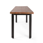Indoor Carlisle Benches, Black + Country Brown - Grand Goldman Shop