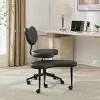 Meditation Chair Plus, Cross Legged Chair with Wheels, ADHD Chair, Criss Cross Desk Chair with Lumbar Support and Adjustable 