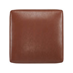 Upholstered Square PU Leather Ottoman,Brown (old sku N757P180768O) - Grand Goldman Shop