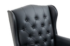 Executive Office Chair Comfortable Desk Chair - Ergonomic Design - Thick Padded Seat and Backrest - PU Leather Desk Chair wit