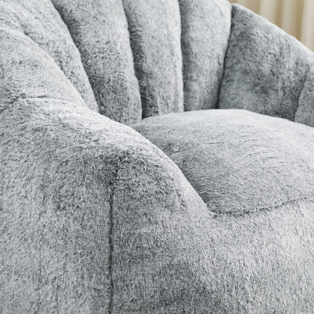 Beanbag Chair, Beanbag Sofa Chair with Armrests Stuffed High-Density Foam, Lazy Sofa Comfy Chairs Beanbag Chair for Adults in Living Room, Bedroom Reading - Grand Goldman Shop