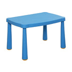 Kids Table,Plastic Children Activity Rectangular Table for School,Home,Play,Reading Dining,Kindergarten(Enlarge Size) - Grand