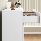8 Drawers Dresser for Bedroom, Wood Bedroom Dresser Modern Drawer Chest, 8 Chest of Drawer, Tall Dresser for Closet, Dressers Organizer for Living Room, Closet, White - Grand Goldman Shop
