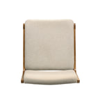 Elegant Dining Chair Set of Two Sophisticated Style Wheat Fabric - Grand Goldman Shop