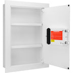 White Biometric Wall Safe | Premium Home Decor - Grand Goldman