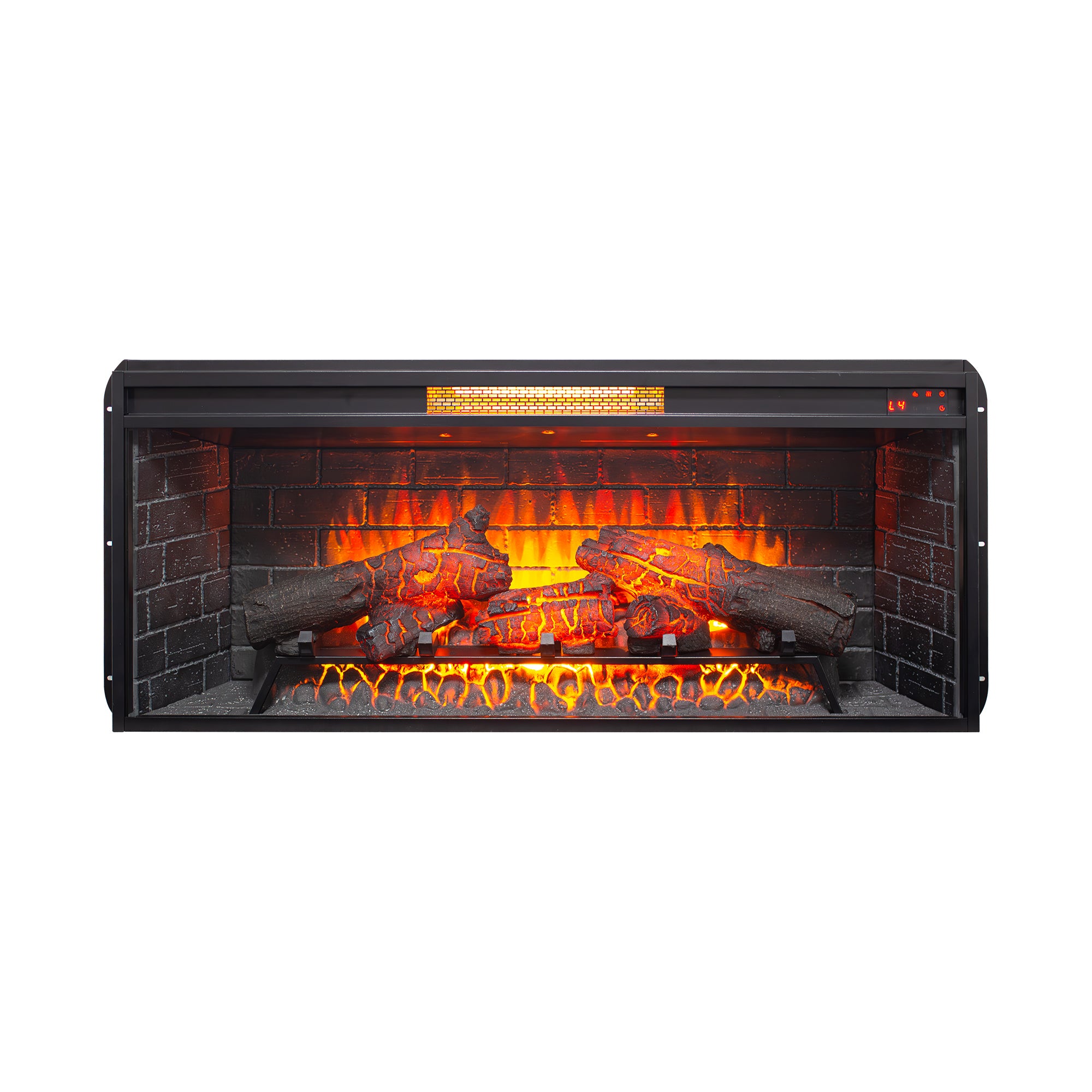 42 inch Infrared Electric Fireplace with Removable Trim kit Insert, Touch Panel Home Decor Heater - Grand Goldman Shop