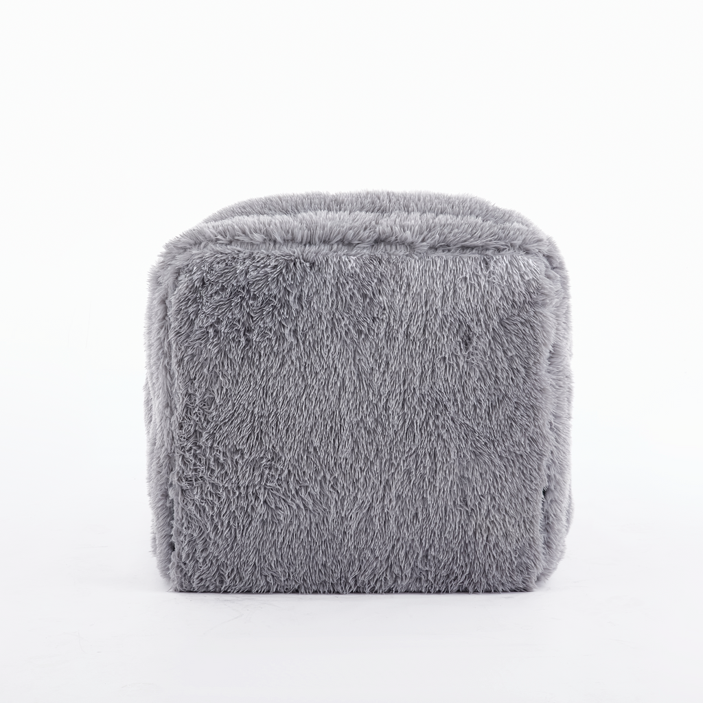 [NEW ARRIVED] [VIDEO PROVIDED] Human Dog Bed,Lazy Sofa,5-Position Adjustable Convertible,Floor Gaming Chair,bedroom, living room,Suitable for gaming, meditation,relaxation,Plush Fabric,Light Gray - Grand Goldman Shop