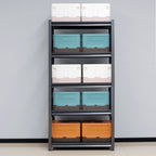 Industrial Heavy-Duty 5 Tier Metal Garage Shelving Unit, 2000LBS Capacity, Adjustable Storage Rack, Black, 31.5'W x 15.7'D x 63'H - Grand Goldman Shop
