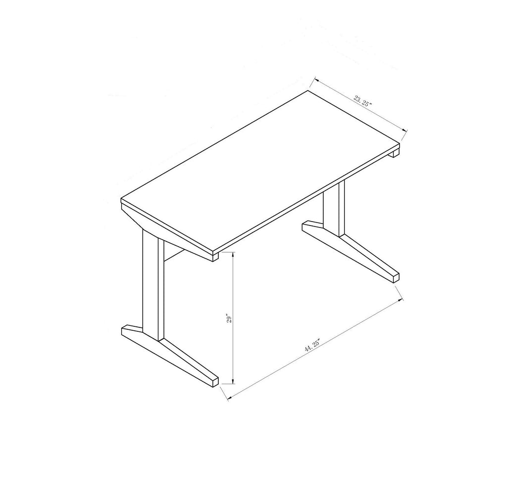 Home office desk with modesty panel and detached file cabinet on locking wheels with two drawers file drawer cubby shelf meta